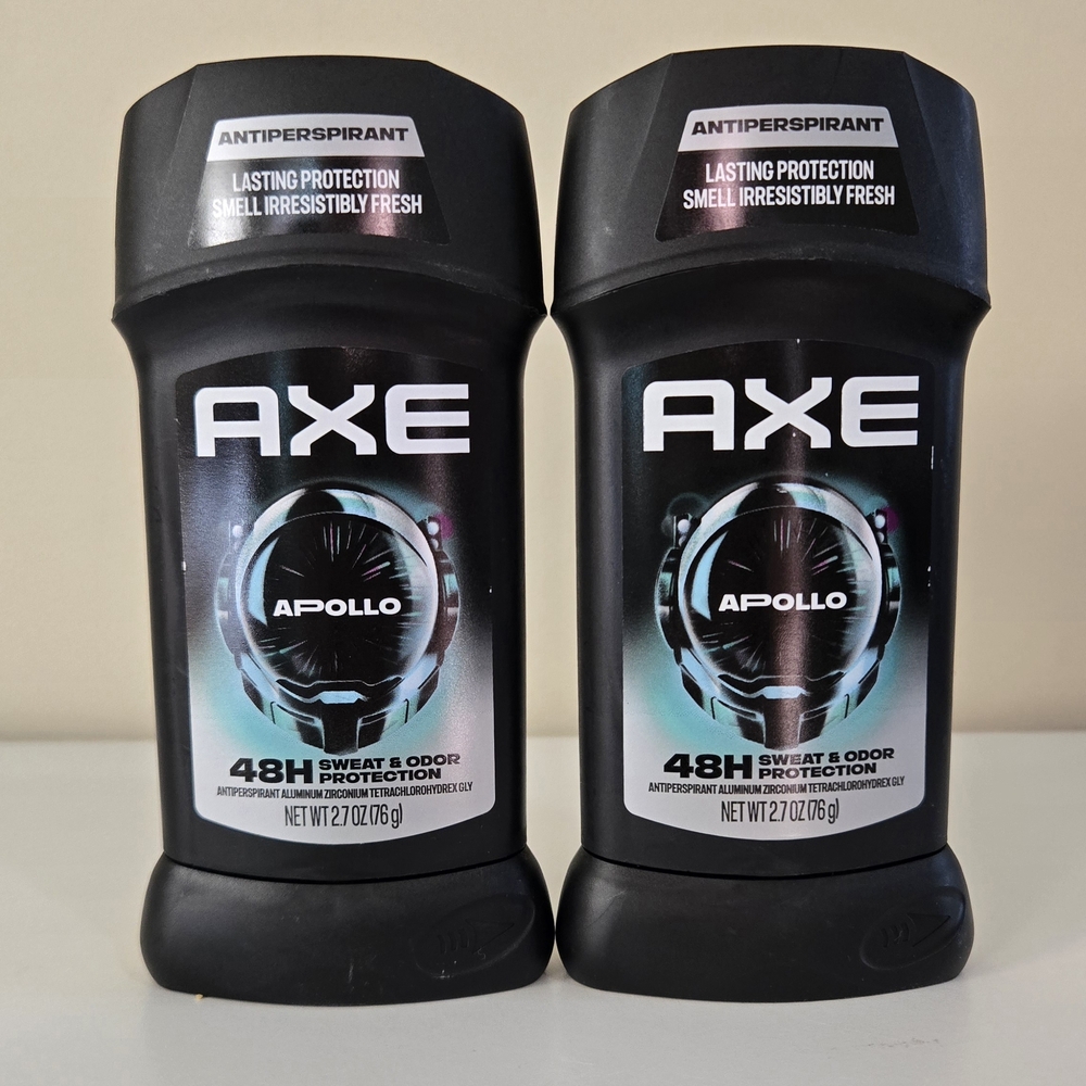 2 AXE Apollo Antiperspirant Deodorants. Brand New